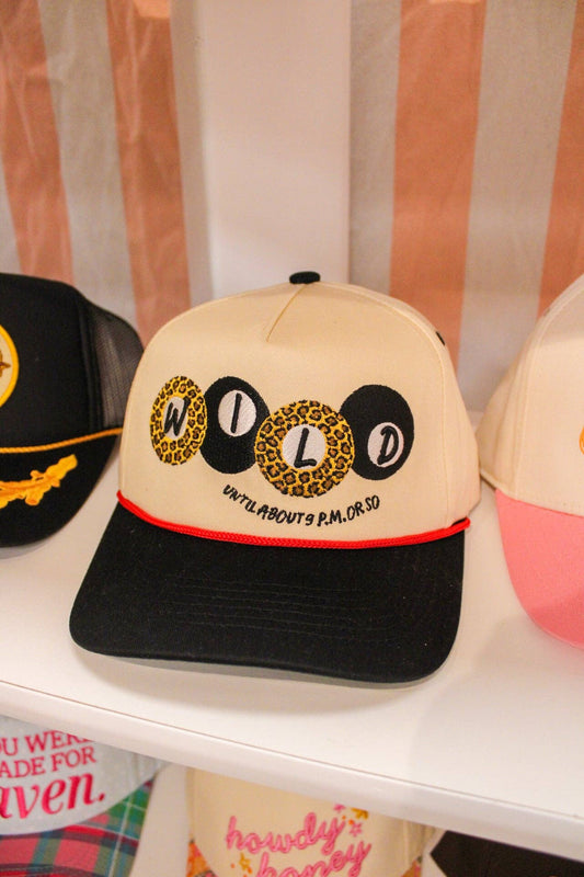 A LITTLE WILD CANVAS CAP