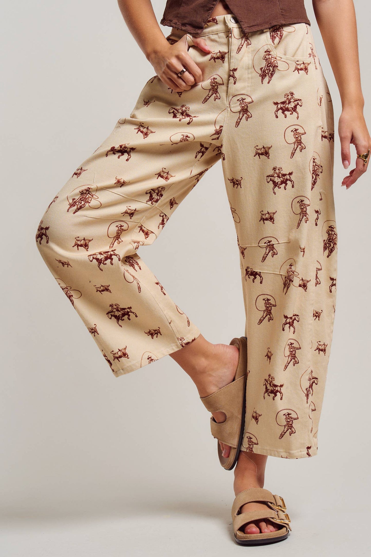 The ranch hand barrel jeans