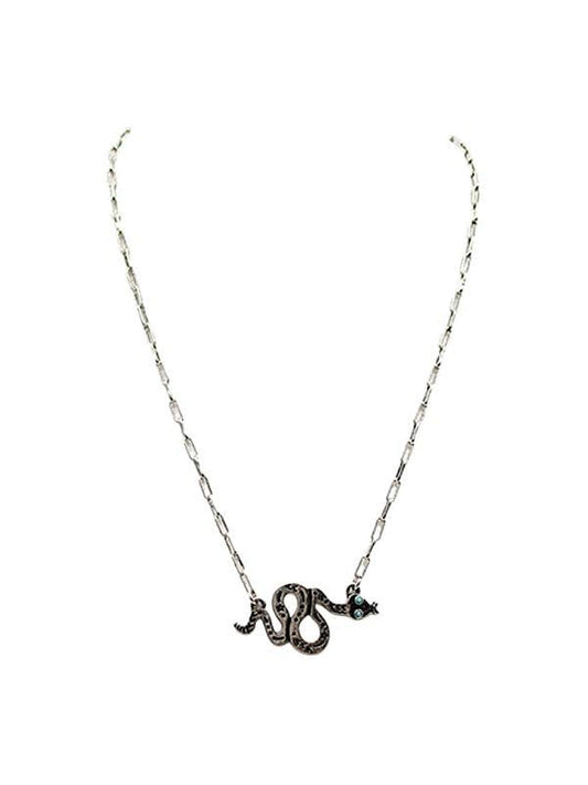 Western Snake Turquoise Necklace