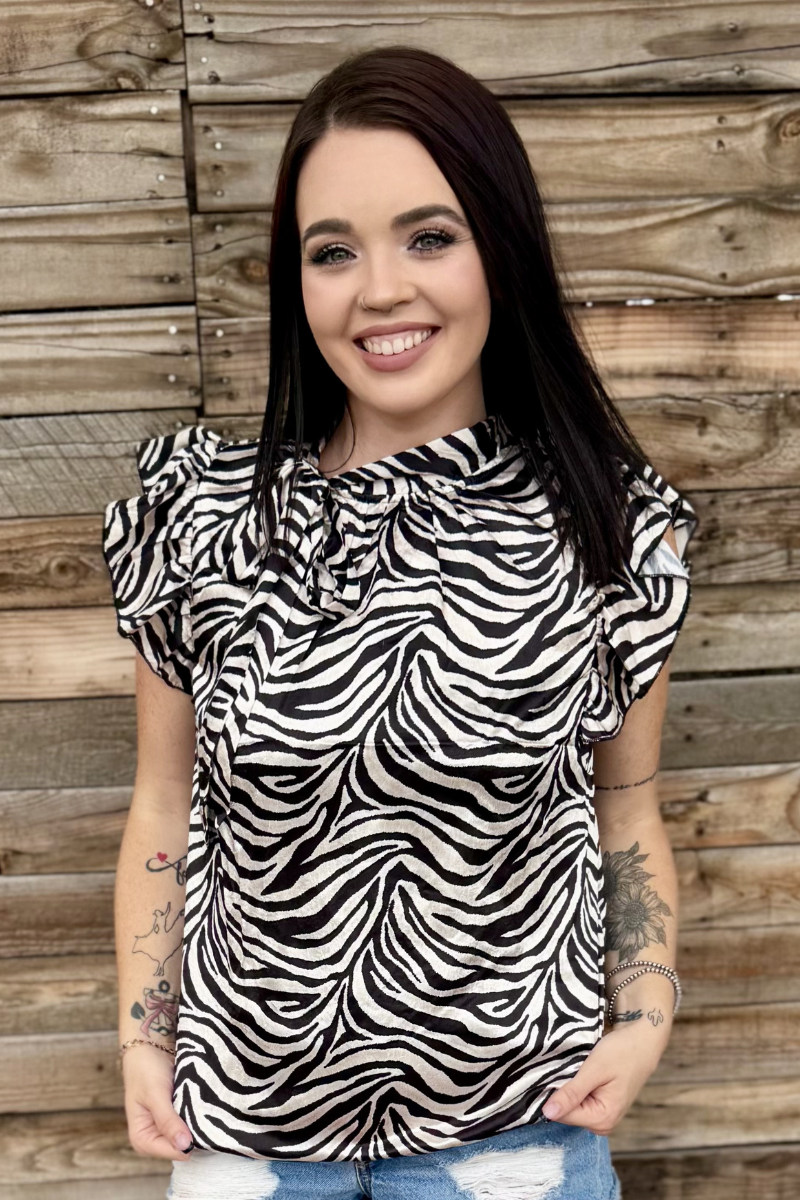 Savanna Stripe Top