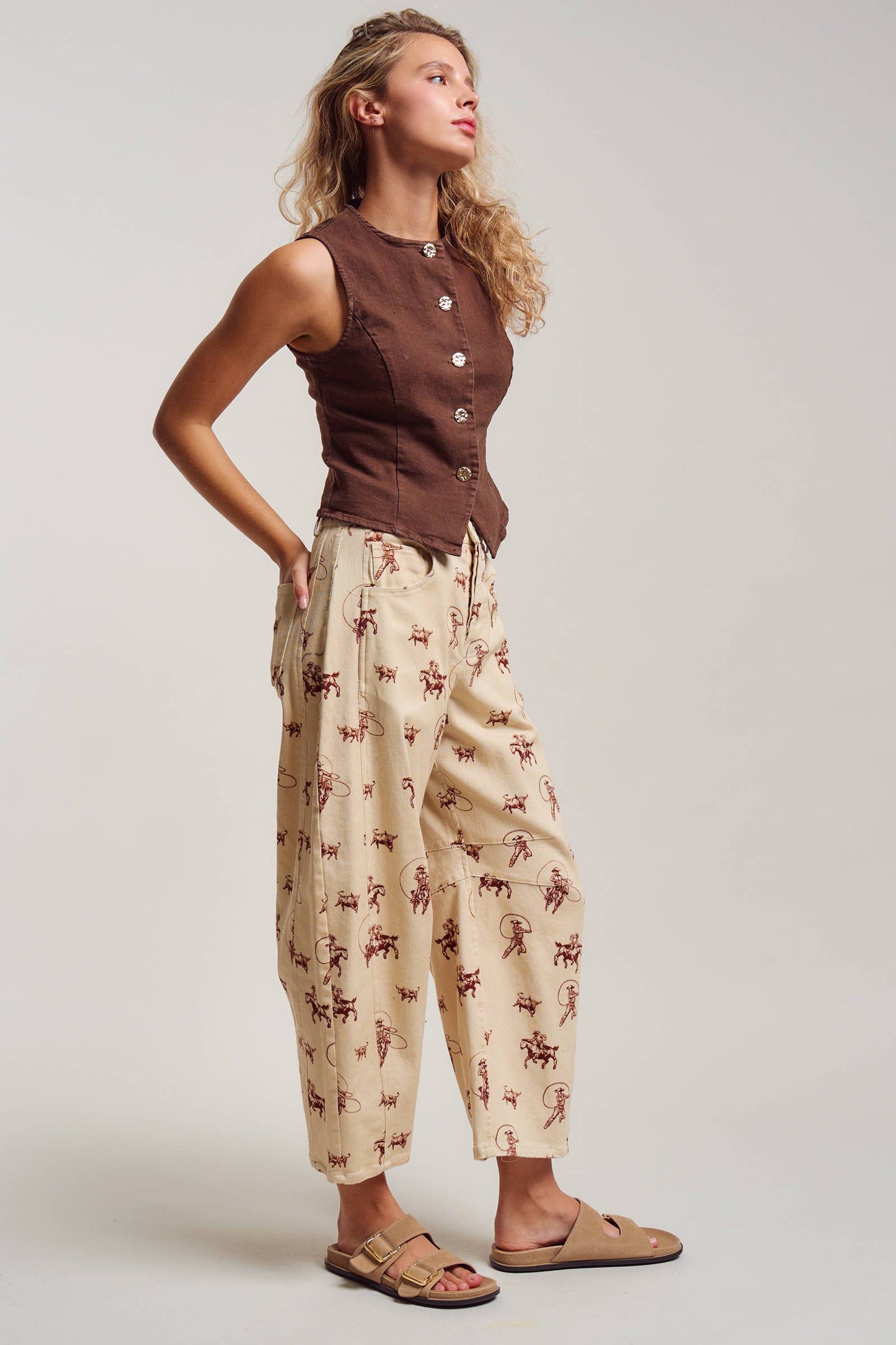 The ranch hand barrel jeans