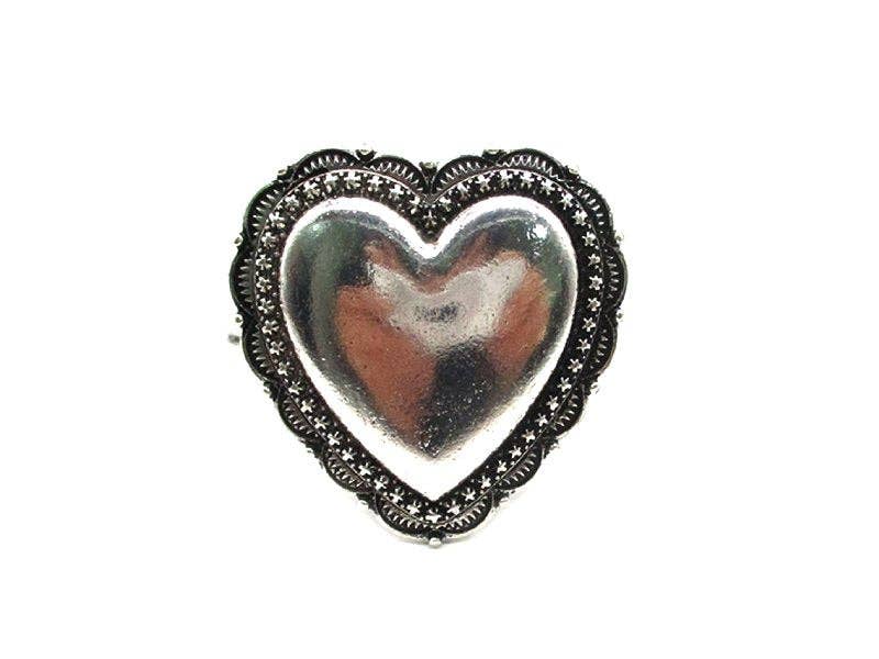 Western Heart Cuff Bracelet