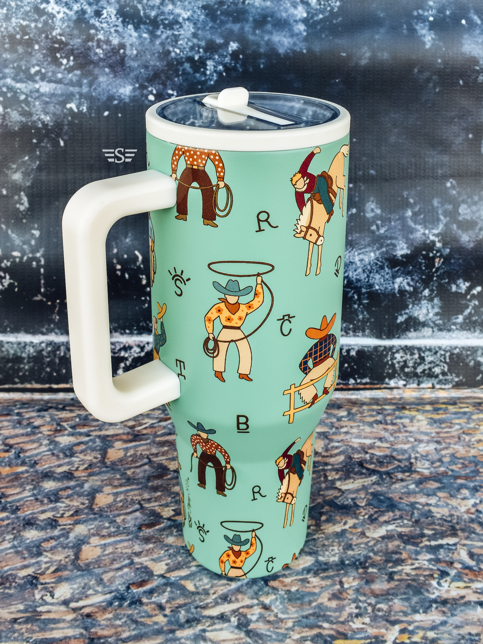 Life of a Cowboy Flip Lid Tumbler: 32oz WashEasy™ Lid