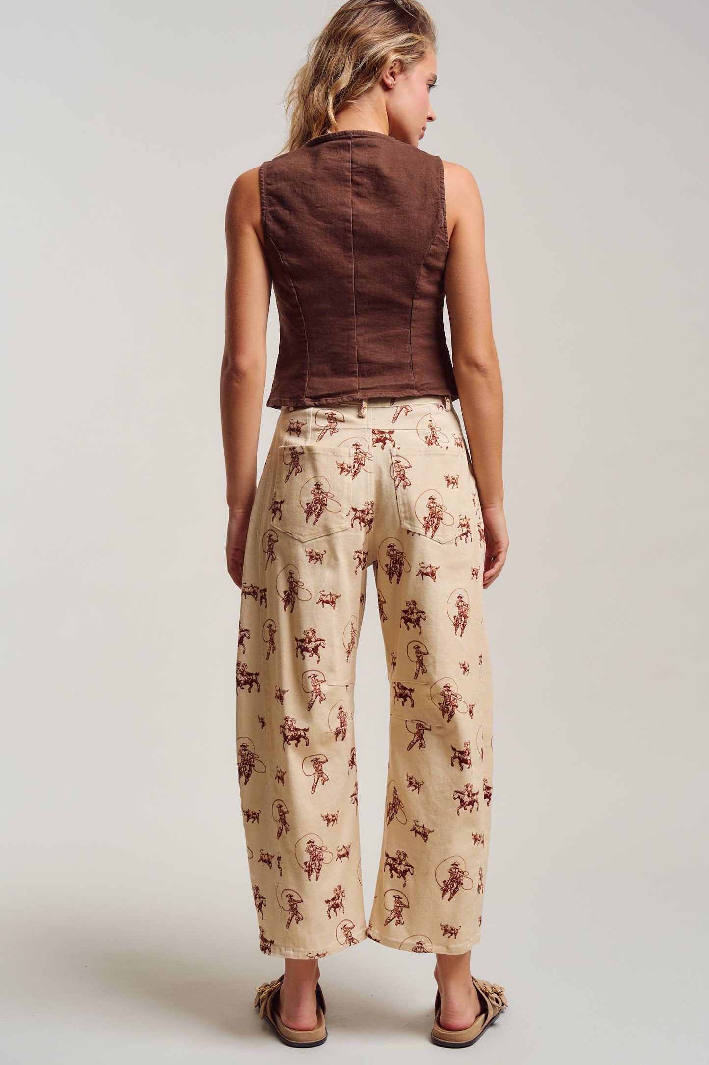 The ranch hand barrel jeans