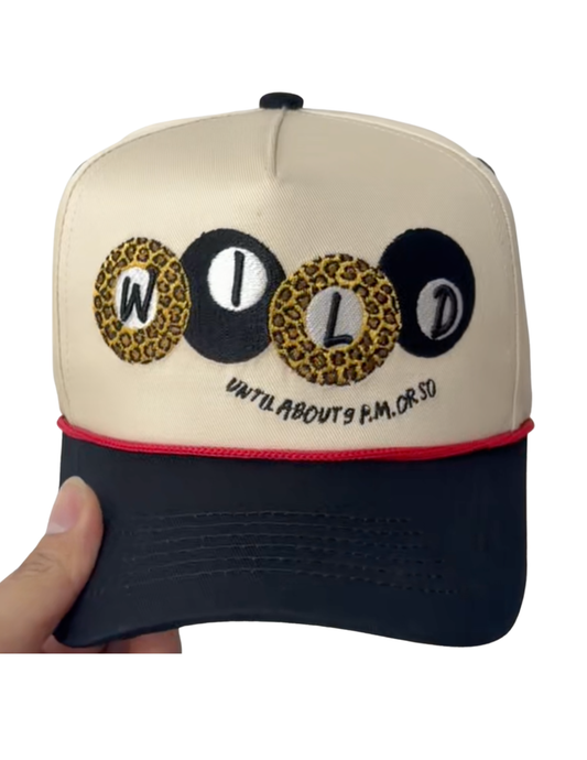 A LITTLE WILD CANVAS CAP