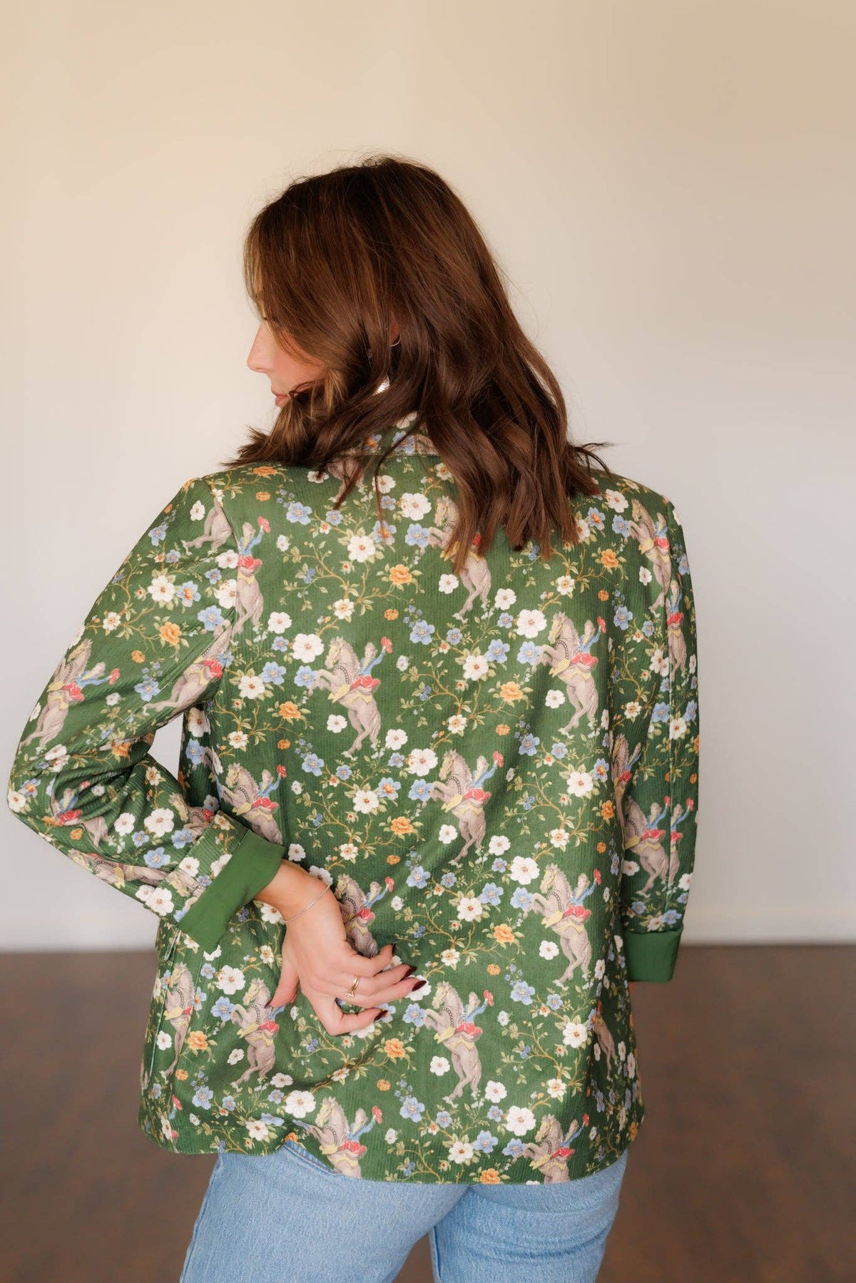 Justin Cord Floral Cowboy Blazer
