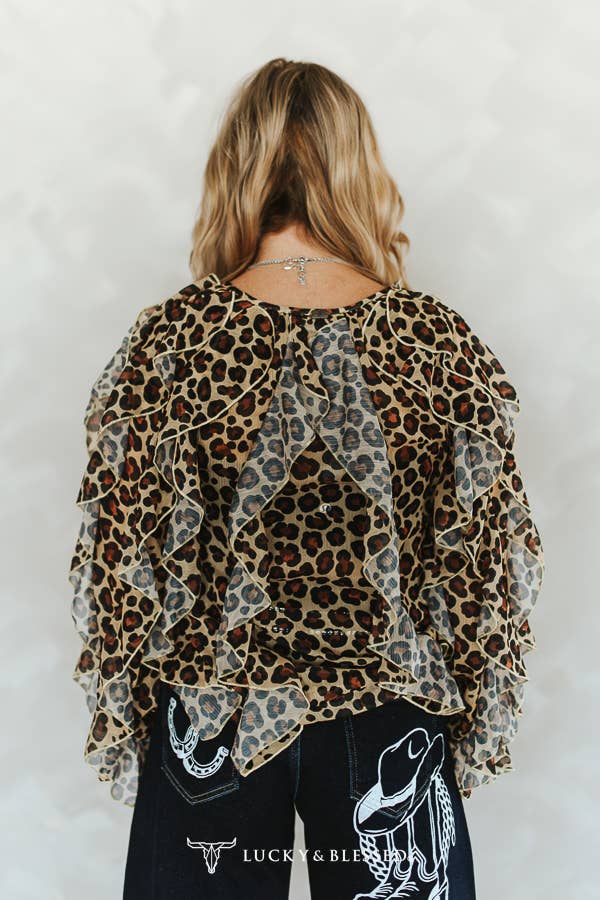 The lucky leopard top
