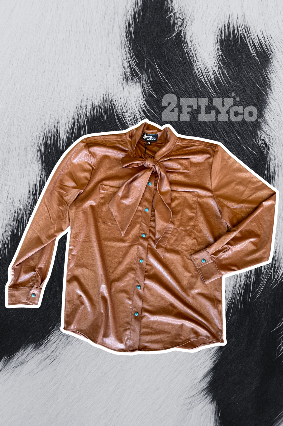 LEATHER OUTLAW TOP